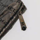 CHANEL Unlimited Tote Bag Nylon Silver CC Auth bs18754-17