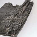 CHANEL Unlimited Tote Bag Nylon Silver CC Auth bs18754-10