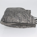 CHANEL Unlimited Tote Bag Nylon Silver CC Auth bs18754-4