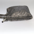 CHANEL Unlimited Tote Bag Nylon Silver CC Auth bs18754-4