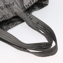 CHANEL Unlimited Tote Bag Nylon Silver CC Auth bs18754-7