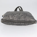 CHANEL Unlimited Tote Bag Nylon Silver CC Auth bs18754-9