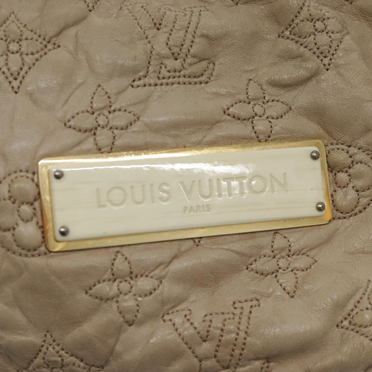 LOUIS VUITTON Monogram Orump Stratus PM Shoulder Bag Beige M95419 Auth bs18758