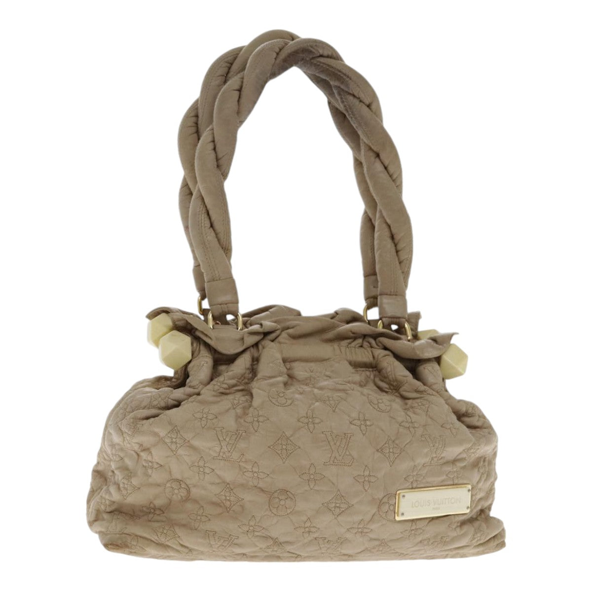 LOUIS VUITTON Monogram Orump Stratus PM Shoulder Bag Beige M95419 Auth bs18758