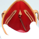 LOUIS VUITTON Monogram Vernis Bucket PM Shoulder Bag SPO Red LV Auth bs18759V-19