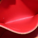 LOUIS VUITTON Monogram Vernis Bucket PM Shoulder Bag SPO Red LV Auth bs18759V-23
