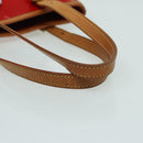 LOUIS VUITTON Monogram Vernis Bucket PM Shoulder Bag SPO Red LV Auth bs18759V-7