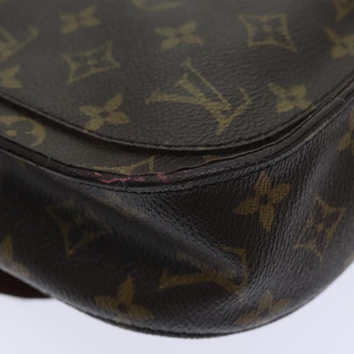 LOUIS VUITTON Monogram Saint Cloud GM Shoulder Bag M51242 LV Auth bs18760