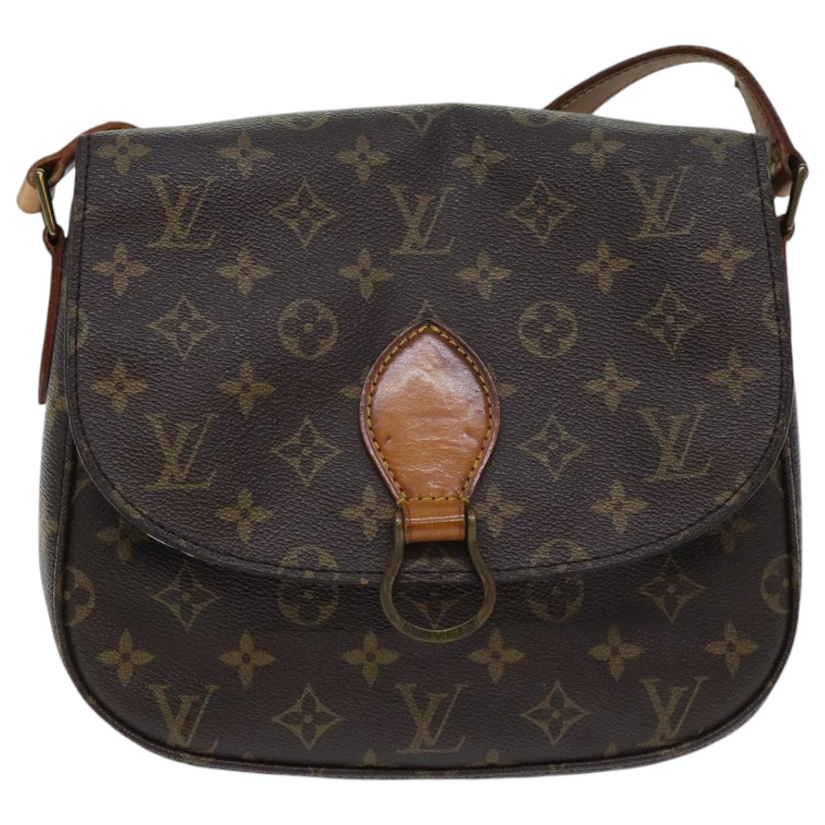 LOUIS VUITTON Monogram Saint Cloud GM Shoulder Bag M51242 LV Auth bs18760