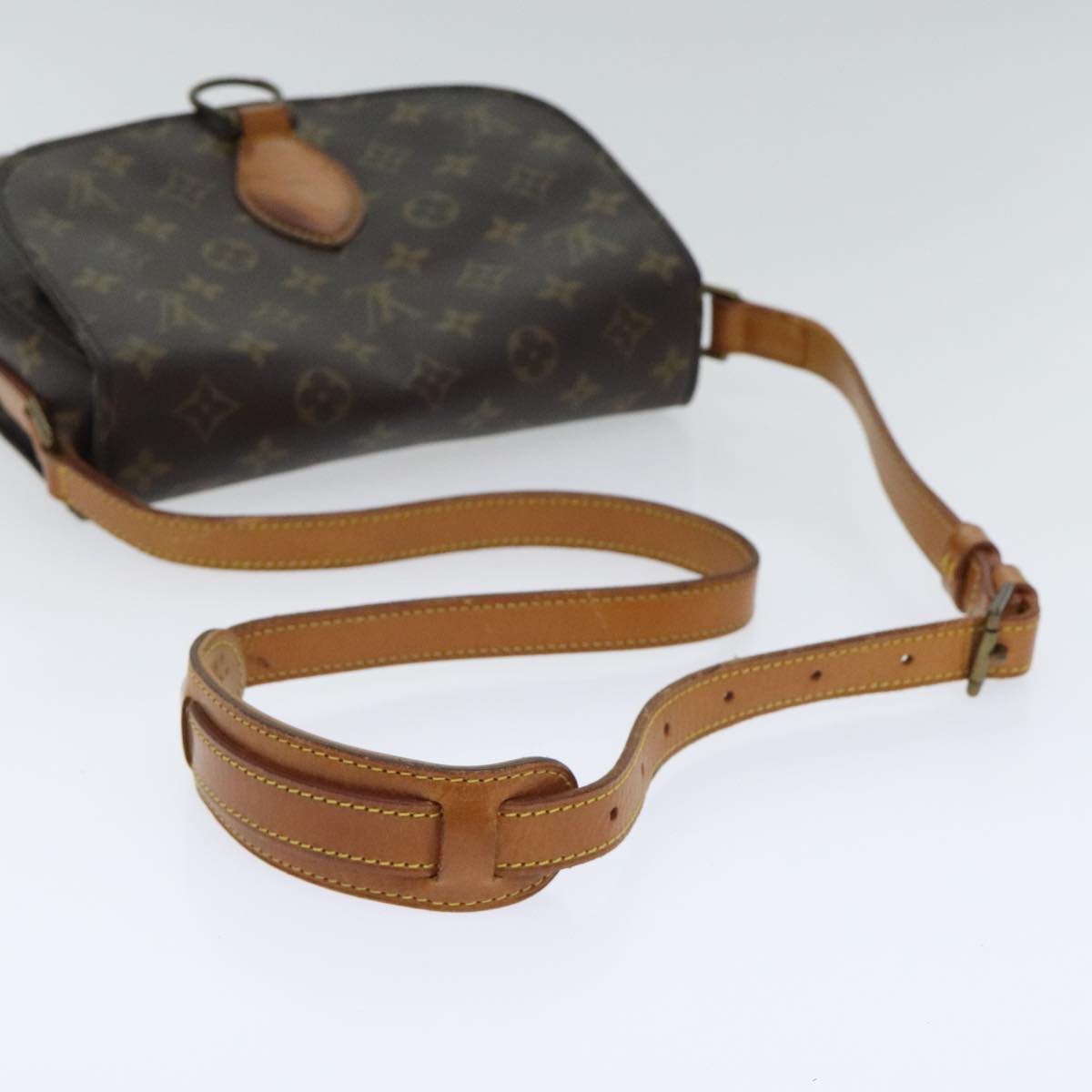 LOUIS VUITTON Monogram Saint Cloud GM Shoulder Bag M51242 LV Auth bs18760