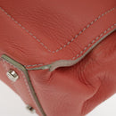 LOUIS VUITTON Pochette Corail Shoulder Bag Leather Pink M94181 LV Auth bs18764-9