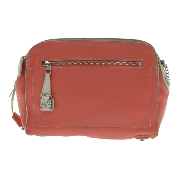 LOUIS VUITTON Pochette Corail Shoulder Bag Leather Pink M94181 LV Auth bs18764