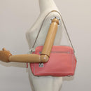 LOUIS VUITTON Pochette Corail Shoulder Bag Leather Pink M94181 LV Auth bs18764-26