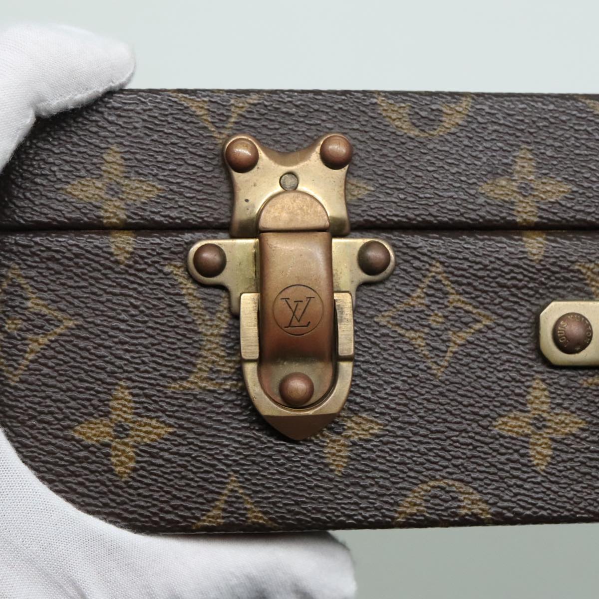 LOUIS VUITTON Monogram President Briefcase LV Auth bs18777