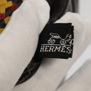 HERMES Cushion Leather Yellow Auth bs18779-9