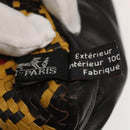 HERMES Cushion Leather Yellow Auth bs18779-10