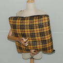 HERMES Cushion Leather Yellow Auth bs18779-16