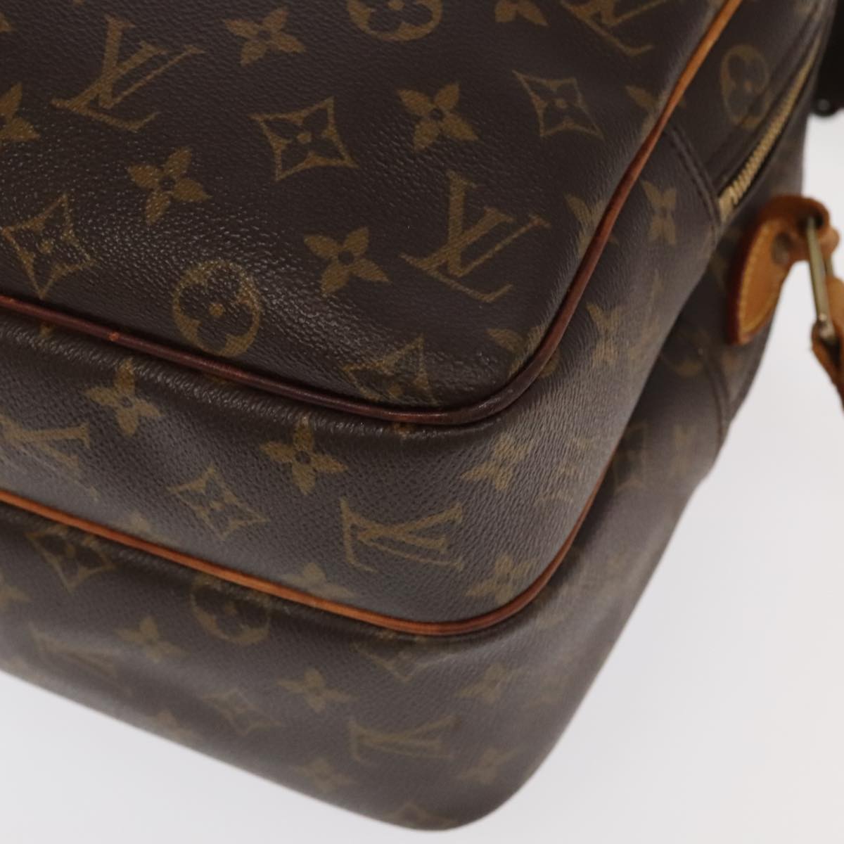 LOUIS VUITTON Monogram Reporter GM Shoulder Bag M45252 LV Auth bs18786