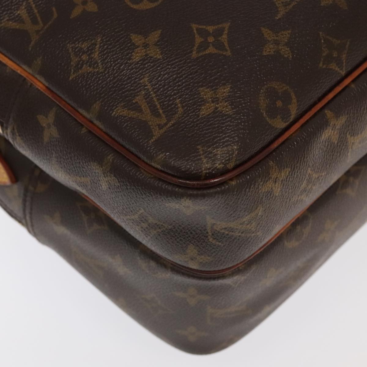 LOUIS VUITTON Monogram Reporter GM Shoulder Bag M45252 LV Auth bs18786