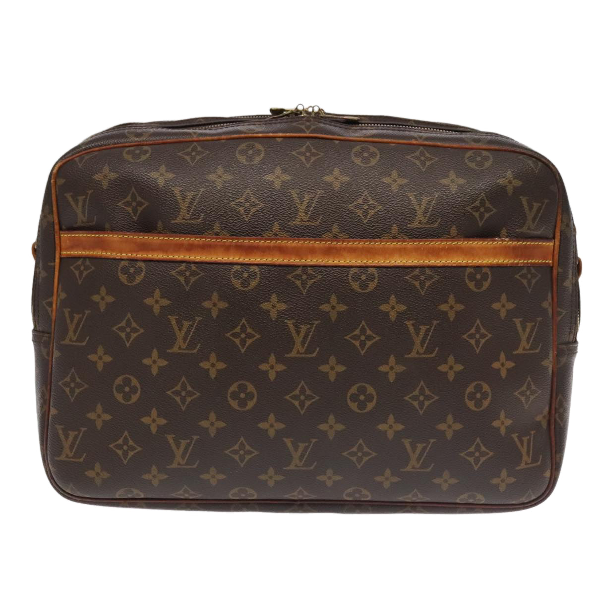 LOUIS VUITTON Monogram Reporter GM Shoulder Bag M45252 LV Auth bs18786