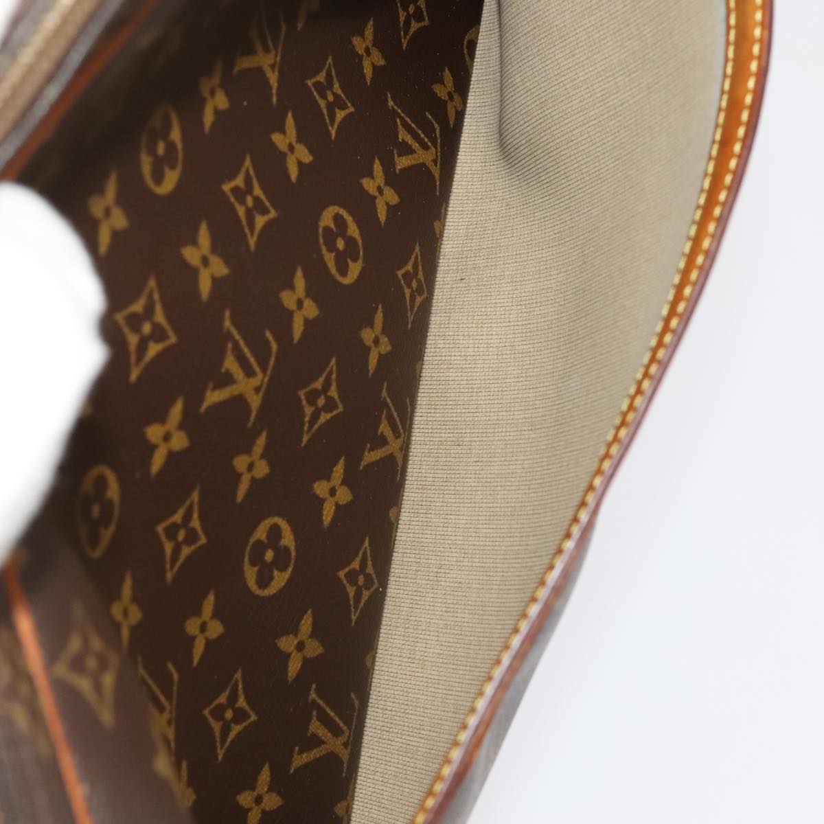 LOUIS VUITTON Monogram Reporter GM Shoulder Bag M45252 LV Auth bs18786