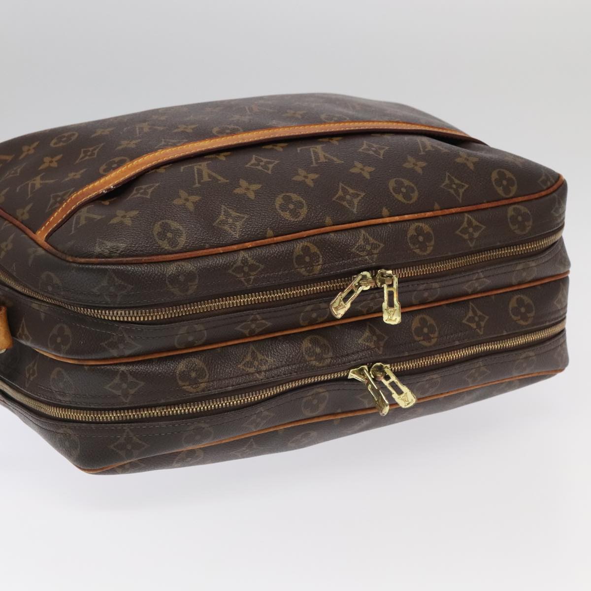 LOUIS VUITTON Monogram Reporter GM Shoulder Bag M45252 LV Auth bs18786