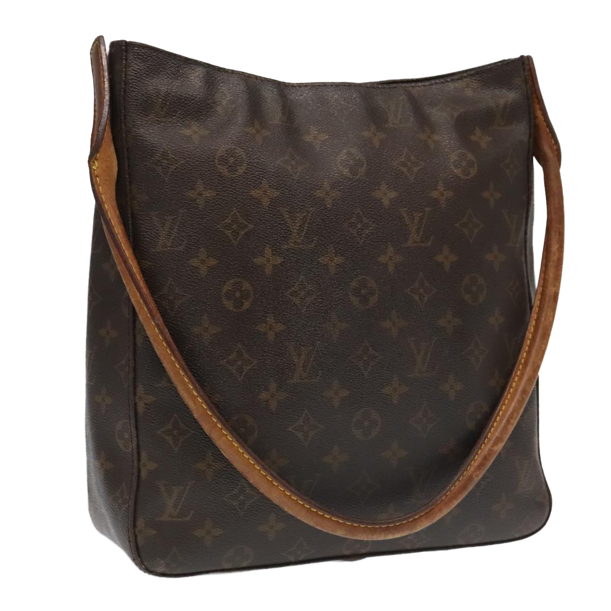 LOUIS VUITTON Monogram Looping GM Shoulder Bag M51145 LV Auth bs18787