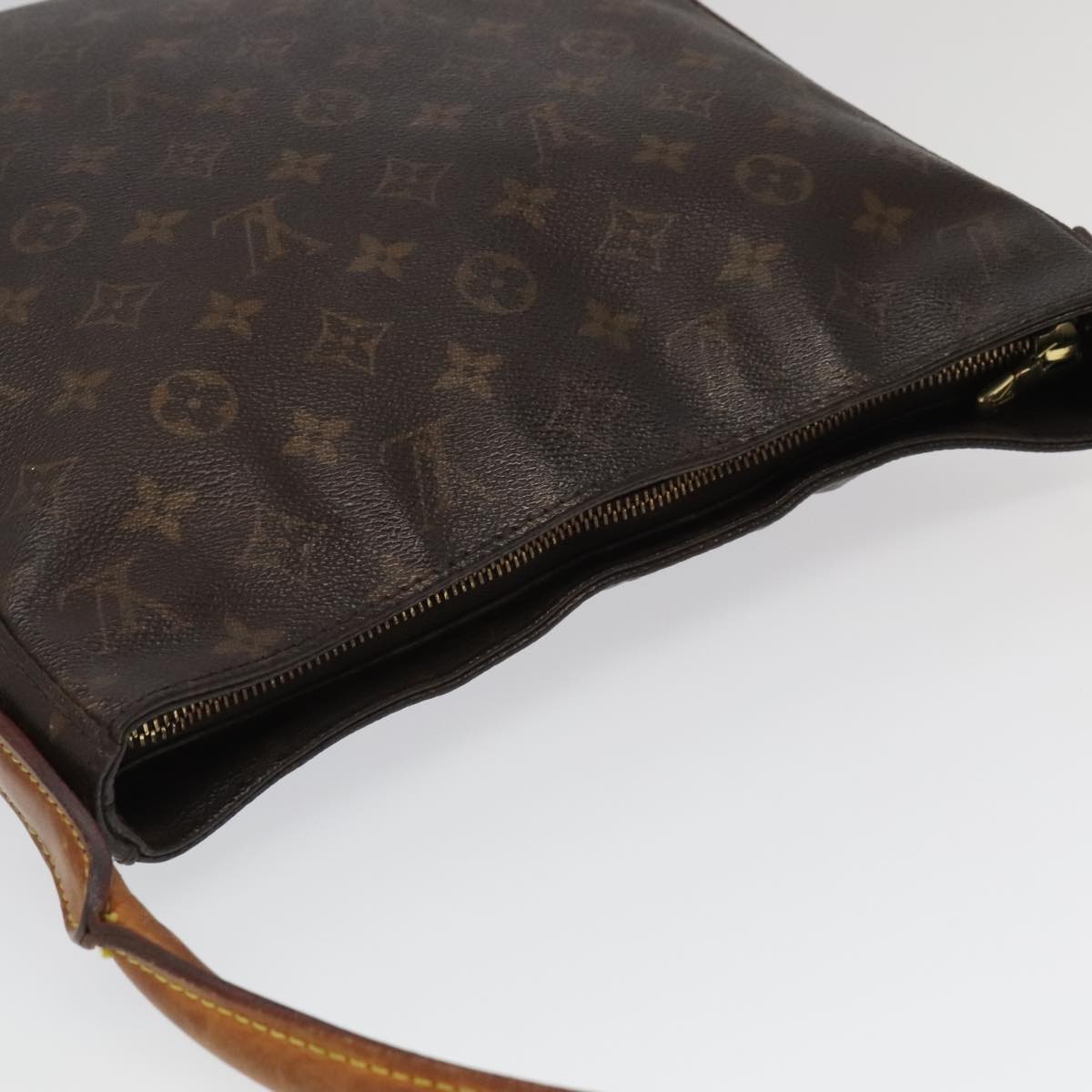 LOUIS VUITTON Monogram Looping GM Shoulder Bag M51145 LV Auth bs18787