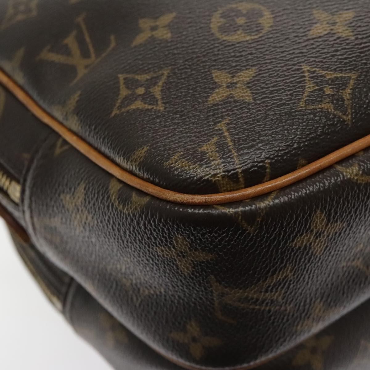 LOUIS VUITTON Monogram Reporter PM Shoulder Bag M45254 LV Auth bs18792