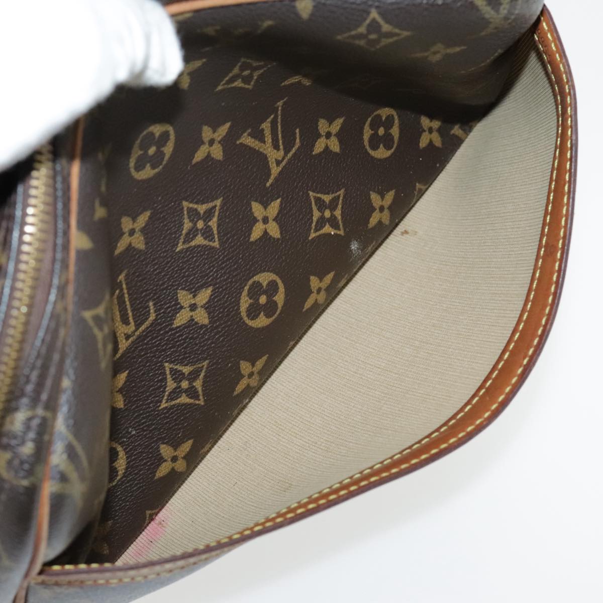 LOUIS VUITTON Monogram Reporter PM Shoulder Bag M45254 LV Auth bs18792