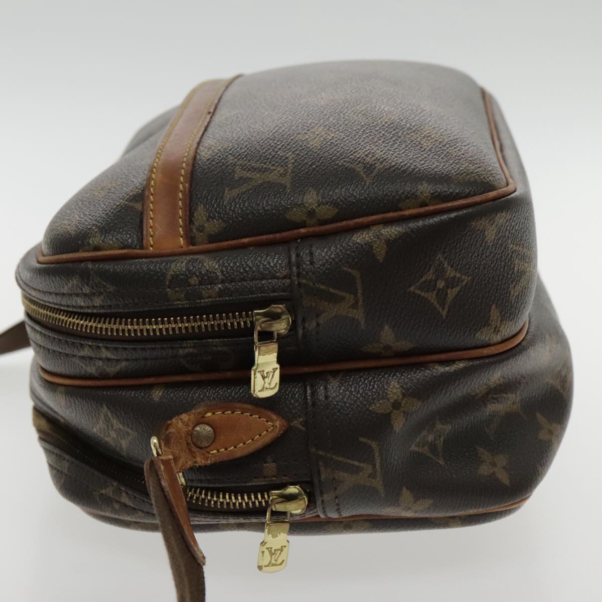 LOUIS VUITTON Monogram Reporter PM Shoulder Bag M45254 LV Auth bs18792