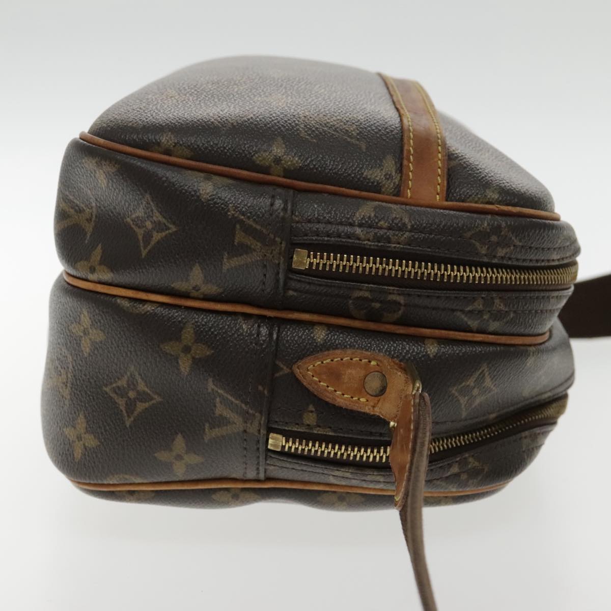 LOUIS VUITTON Monogram Reporter PM Shoulder Bag M45254 LV Auth bs18792