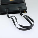 Salvatore Ferragamo Gancini Shoulder Bag Patent leather Black Gold Auth bs18810-7