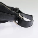 Salvatore Ferragamo Gancini Shoulder Bag Nylon Black Silver Auth bs18811-17