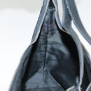 Salvatore Ferragamo Gancini Shoulder Bag Nylon Black Silver Auth bs18811-20