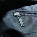 Salvatore Ferragamo Gancini Shoulder Bag Nylon Black Silver Auth bs18811-21