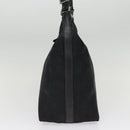 Salvatore Ferragamo Gancini Shoulder Bag Nylon Black Silver Auth bs18811-3