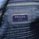 PRADA Tote Bag Nylon Blue Gold Auth bs18821-19