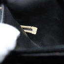 CHANEL V Stitch Waist bag Patent leather Black Gold CC Auth bs18829-12