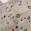 CHANEL Tote Bag Canvas Multicolor Gold CC Auth bs18833-9