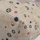 CHANEL Tote Bag Canvas Multicolor Gold CC Auth bs18833-14