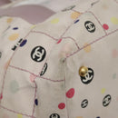 CHANEL Tote Bag Canvas Multicolor Gold CC Auth bs18833-15