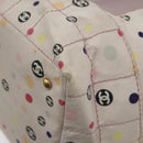 CHANEL Tote Bag Canvas Multicolor Gold CC Auth bs18833-16