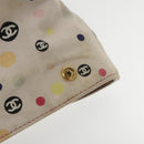CHANEL Tote Bag Canvas Multicolor Gold CC Auth bs18833-10