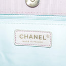 CHANEL Tote Bag Canvas Multicolor Gold CC Auth bs18833-17