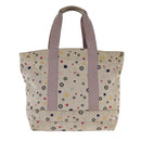 CHANEL Tote Bag Canvas Multicolor Gold CC Auth bs18833-13