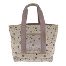 CHANEL Tote Bag Canvas Multicolor Gold CC Auth bs18833-2