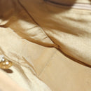 CHANEL Chain Shoulder Bag Caviar Skin Beige Gold CC Auth bs18835-19