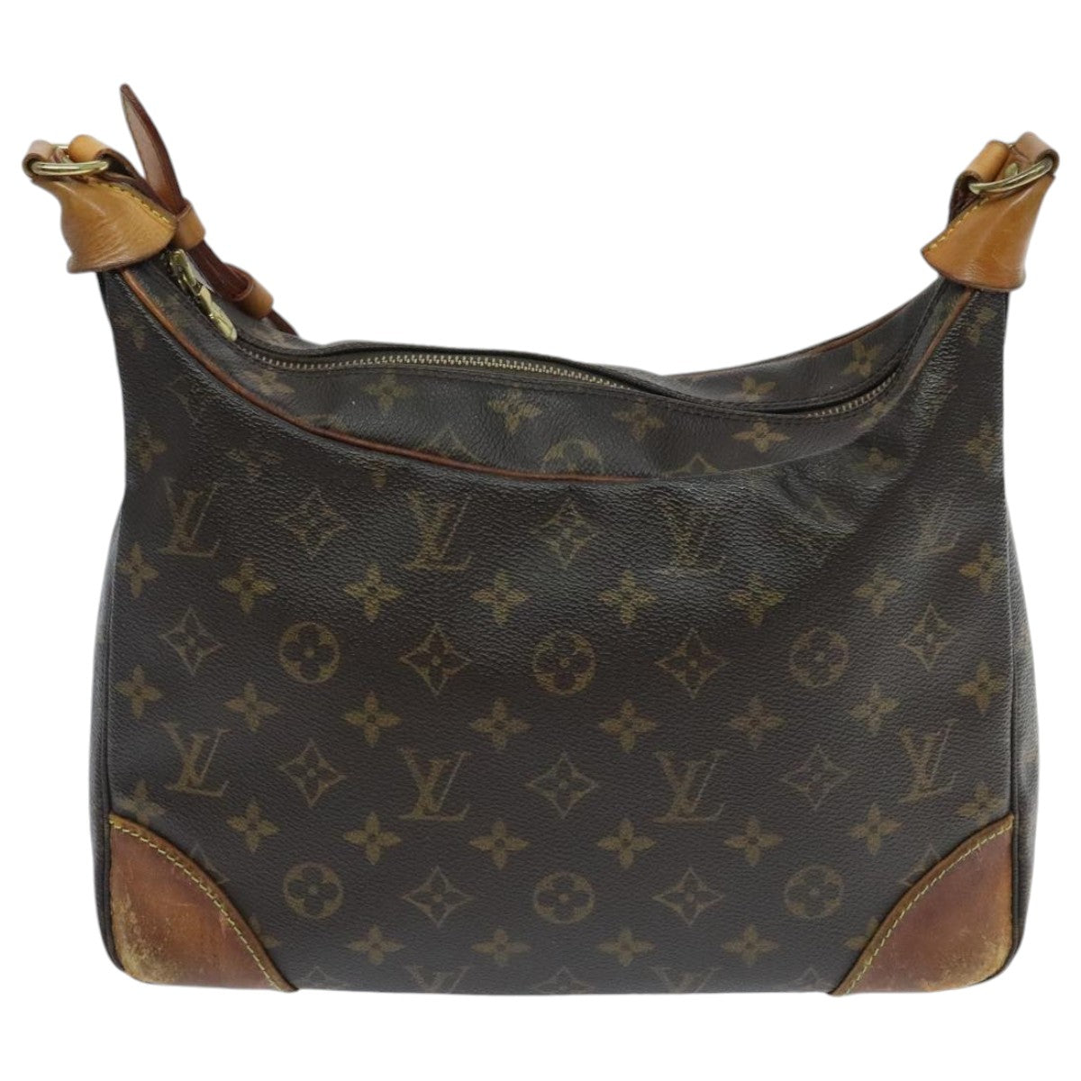 LOUIS VUITTON Monogram Boulogne 30 Shoulder Bag M51265 LV Auth bs18861