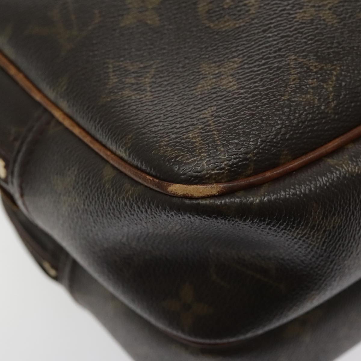 LOUIS VUITTON Monogram Reporter PM Shoulder Bag M45254 LV Auth bs18866